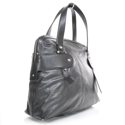 FASHIONPHILE SALVATOREFERRAGAMOLeatherGancioToteBlack 2 of 8