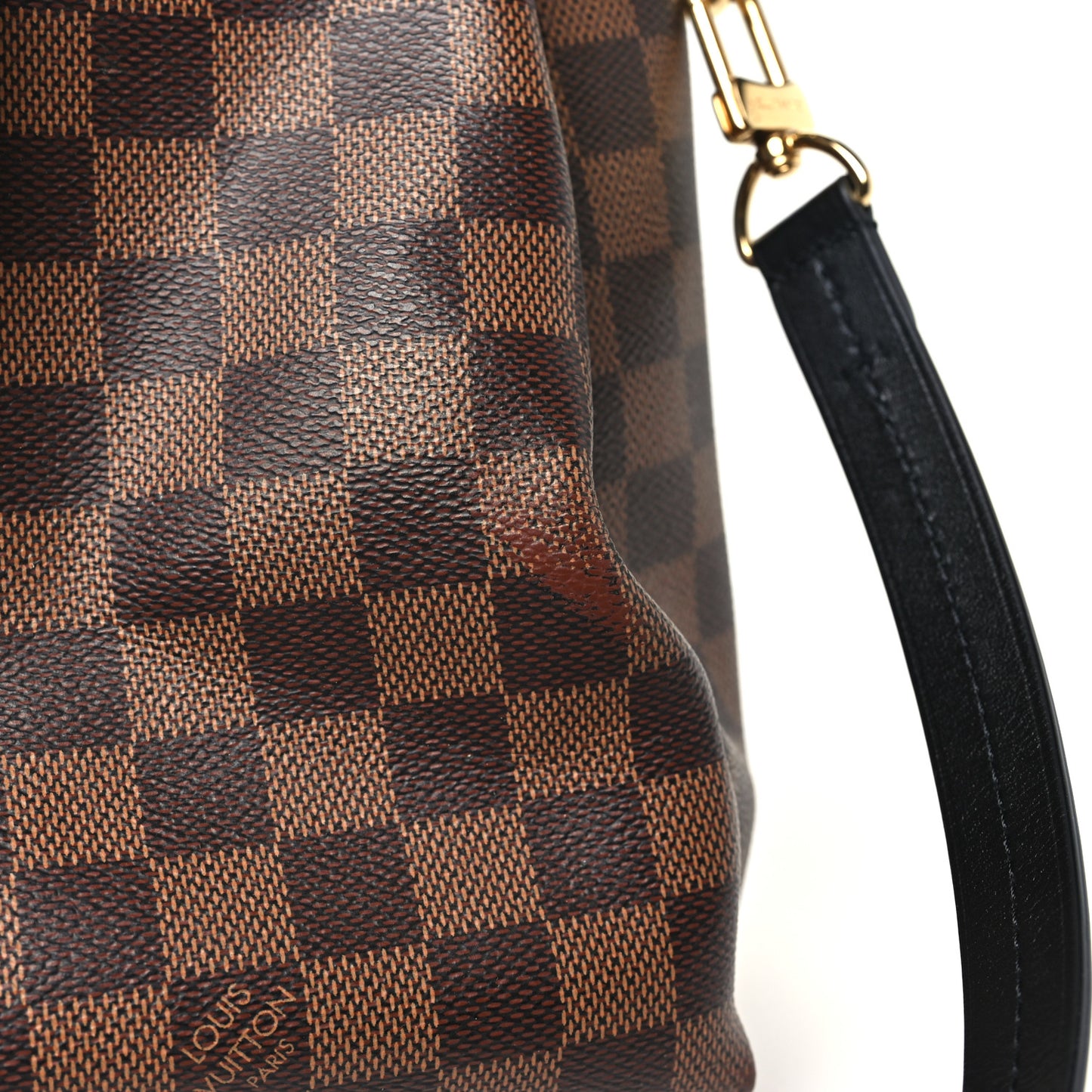 Damier Ebene Odeon Tote MM Black