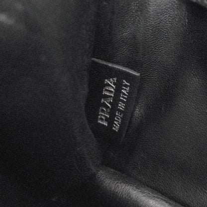Prada Saffiano Passport Wallet Travel Bag Black 10 of 10