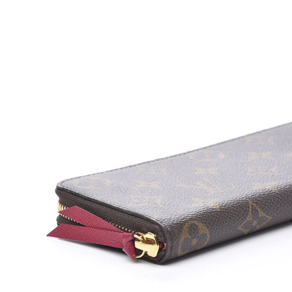 Louis Vuitton Monogram Clemence Wallet Fuchsia 5 of 8