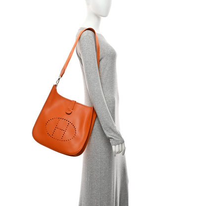 Hermes Epsom Evelyne II GM Orange 2 of 11