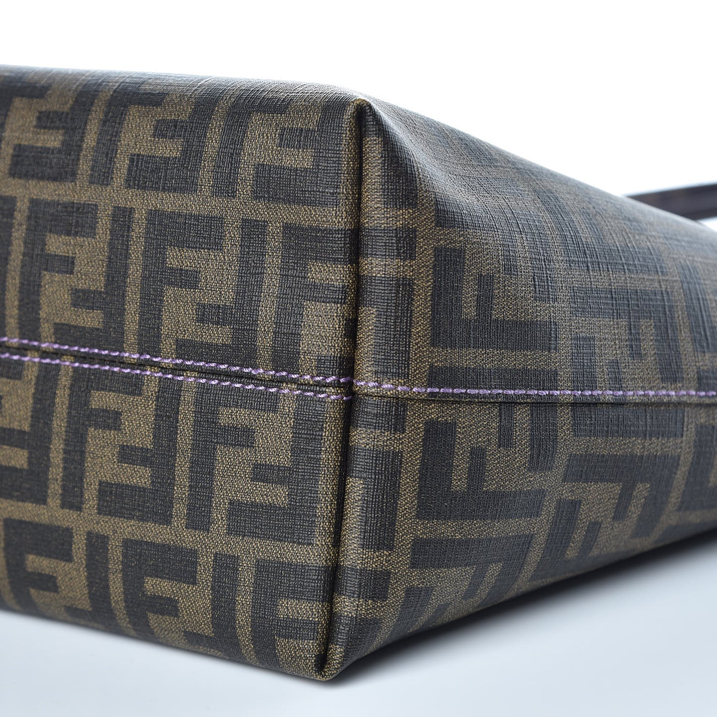 Zucca Spalmati Small Roll Tote Tobacco Viola