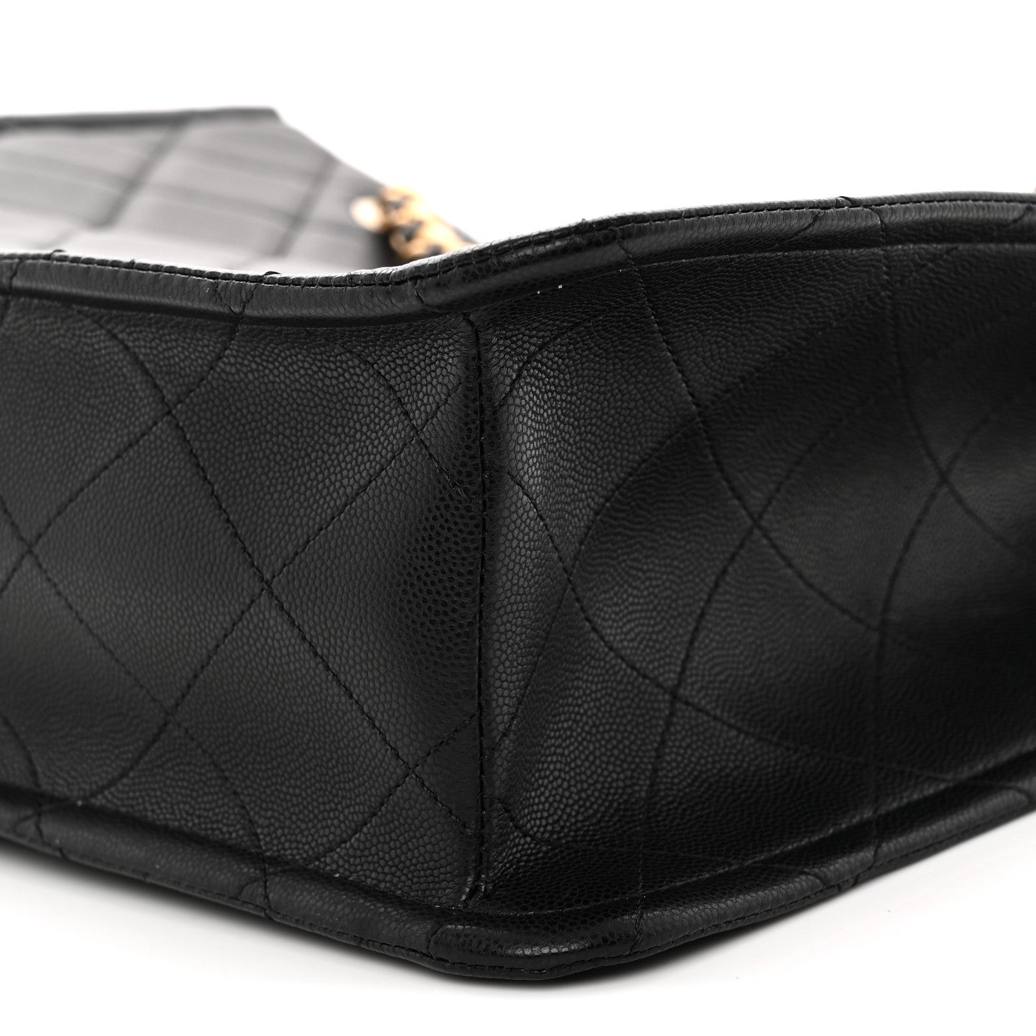Chanel Caviar Quilted Sweet Classic Shopping Tote Black 10 of 10