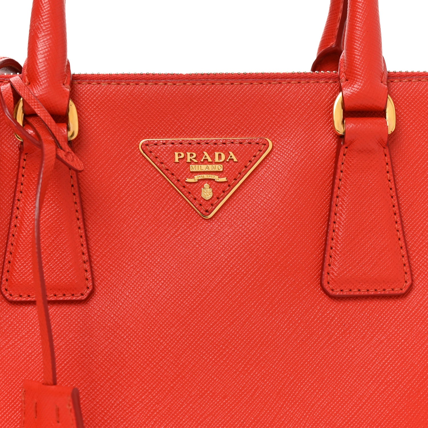 Prada Saffiano Mini Galleria Double Zip Tote Lacca 7 of 9