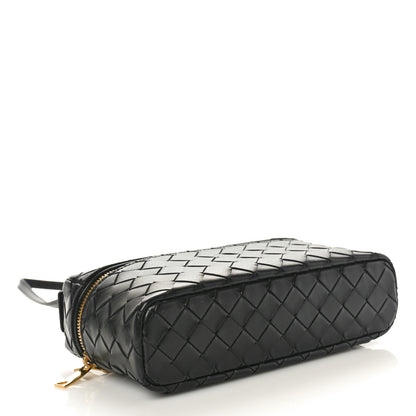 Bottega Veneta Calfskin Intrecciato Bang Bang Vanity Case Black 4 of 9
