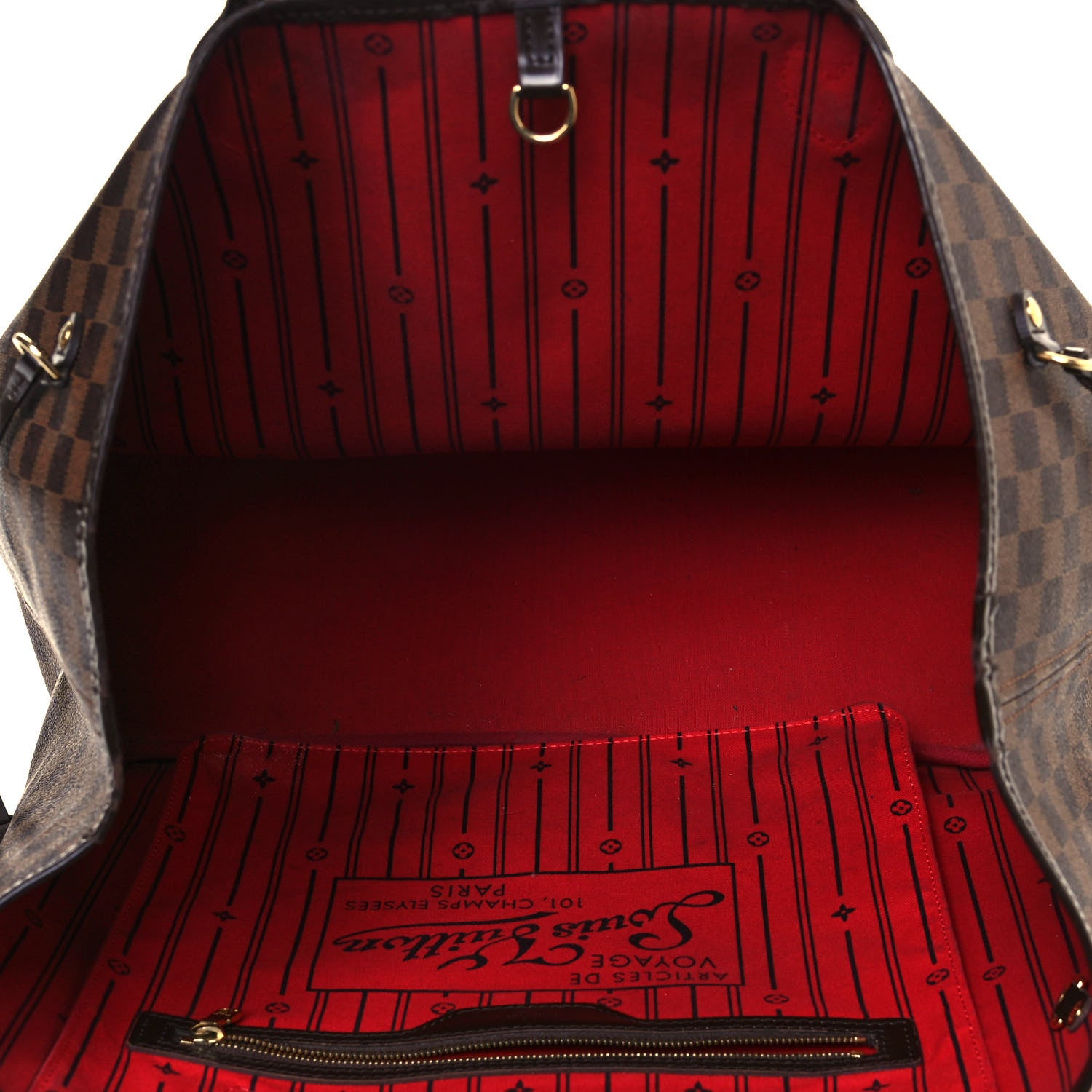 Louis Vuitton Damier Ebene Neverfull GM 4 of 12
