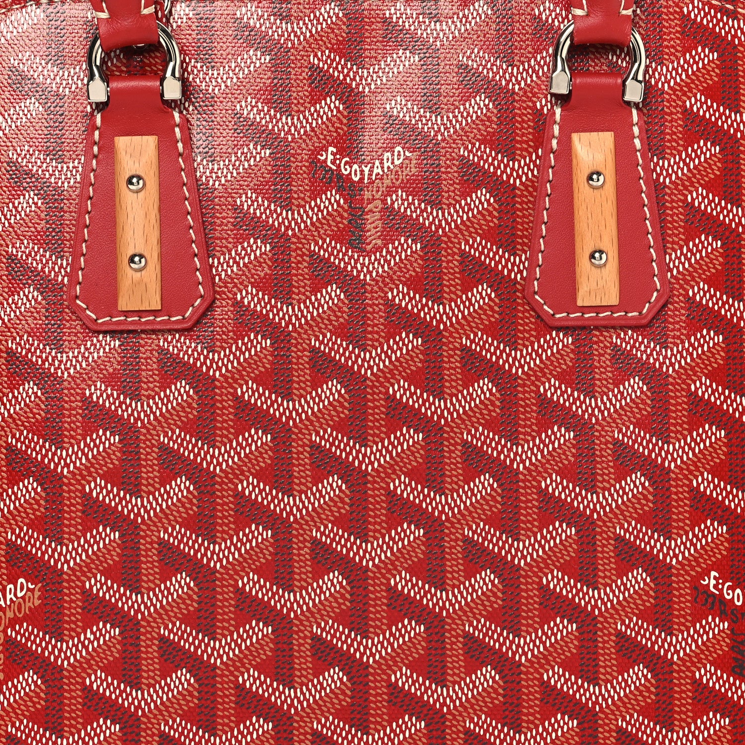Goyard Goyardine Sac Vendome PM Red 7 of 9