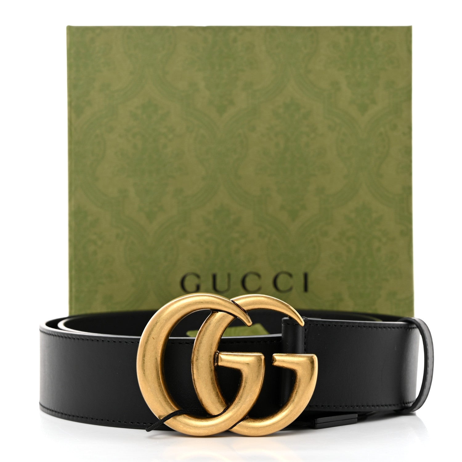 Gucci Calfskin Double G 40mm Belt 95 38 Black 6 of 6