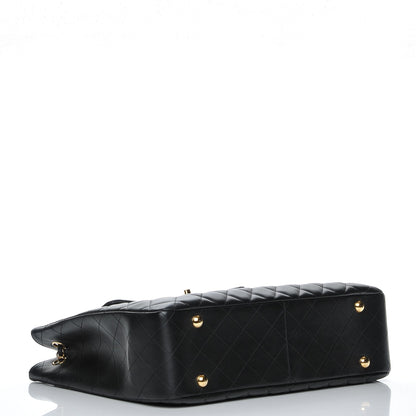 Chanel Calfskin Quilted Flap Tote Black 4 of 8