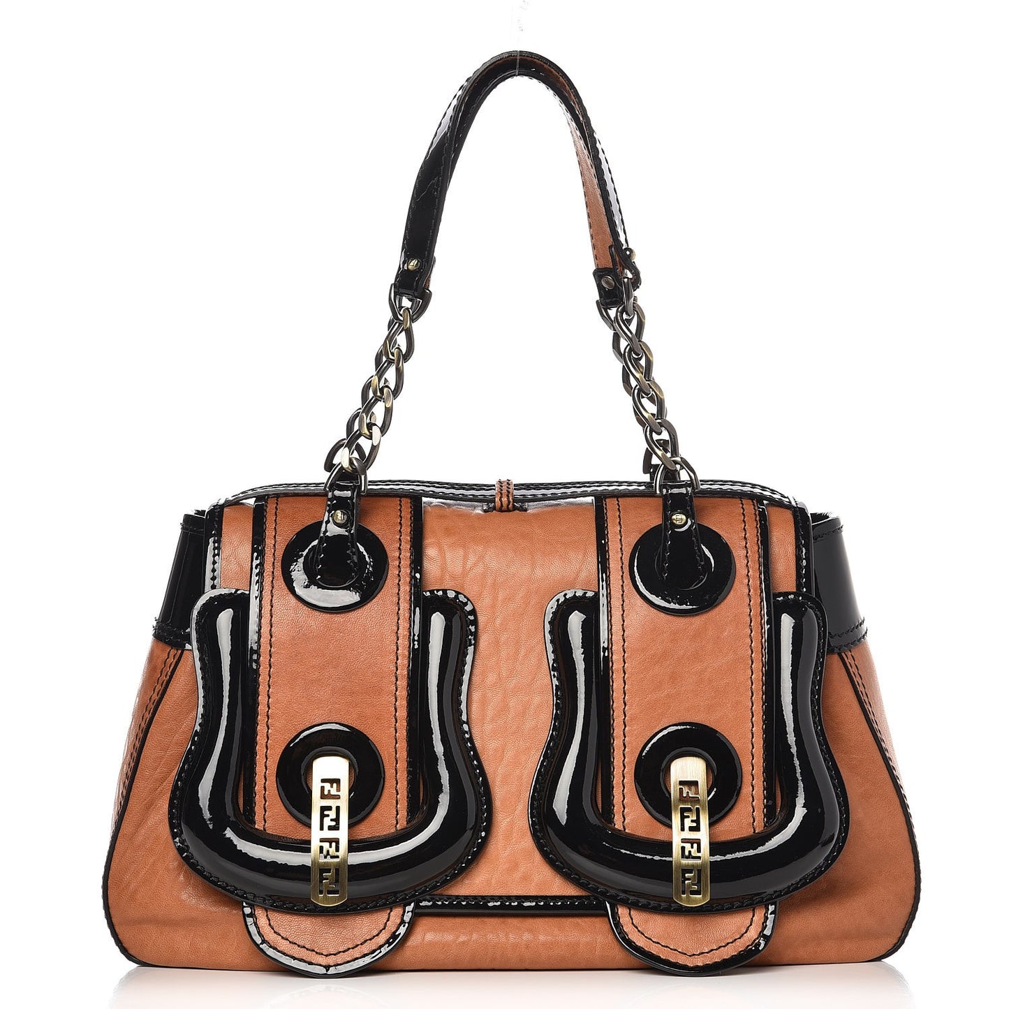 Nappa Patent B Bag Osso Black