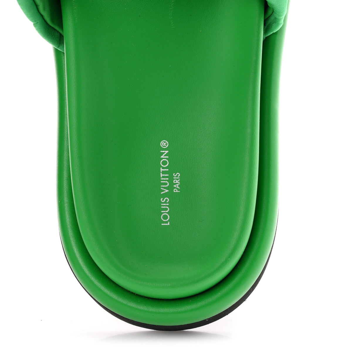 Louis Vuitton Technical Fabric Embossed Monogram Pool Pillow Comfort Mules 41 Green 8 of 9