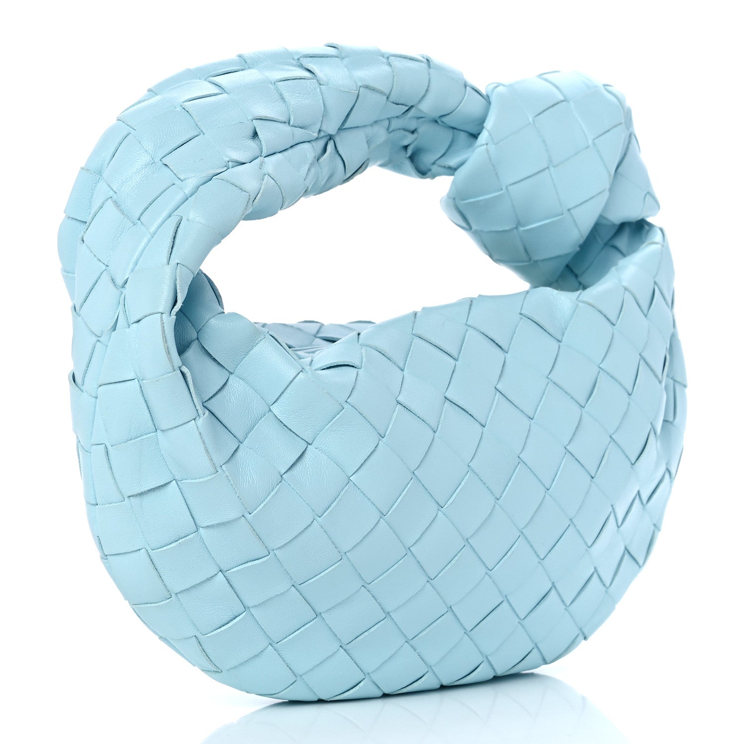 Bottega Veneta Nappa Intrecciato Mini Jodie Teal Washed 3 of 9
