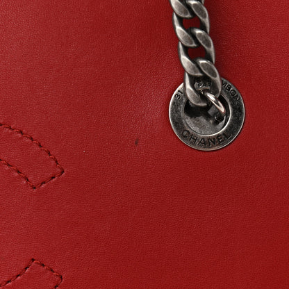 Chanel Lambskin Quilted Small Urban Delight Tote Red 10 of 11