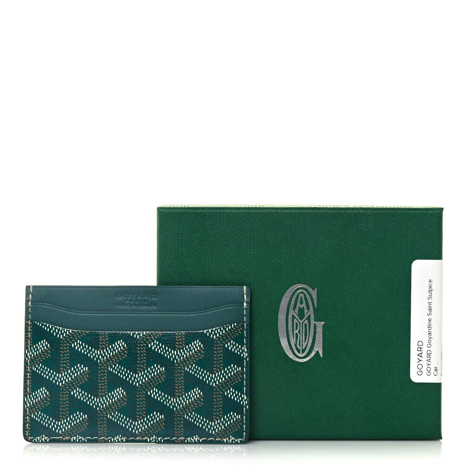 Goyard Goyardine Saint Sulpice Card Holder Green 7 of 7