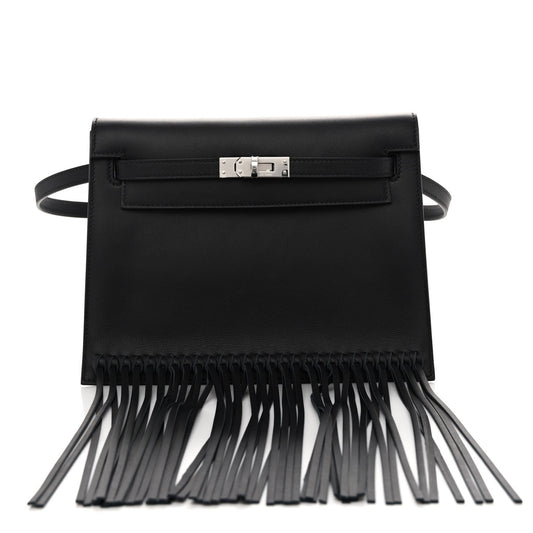 Swift Kelly Danse Anate Fringed Belt Bag Black