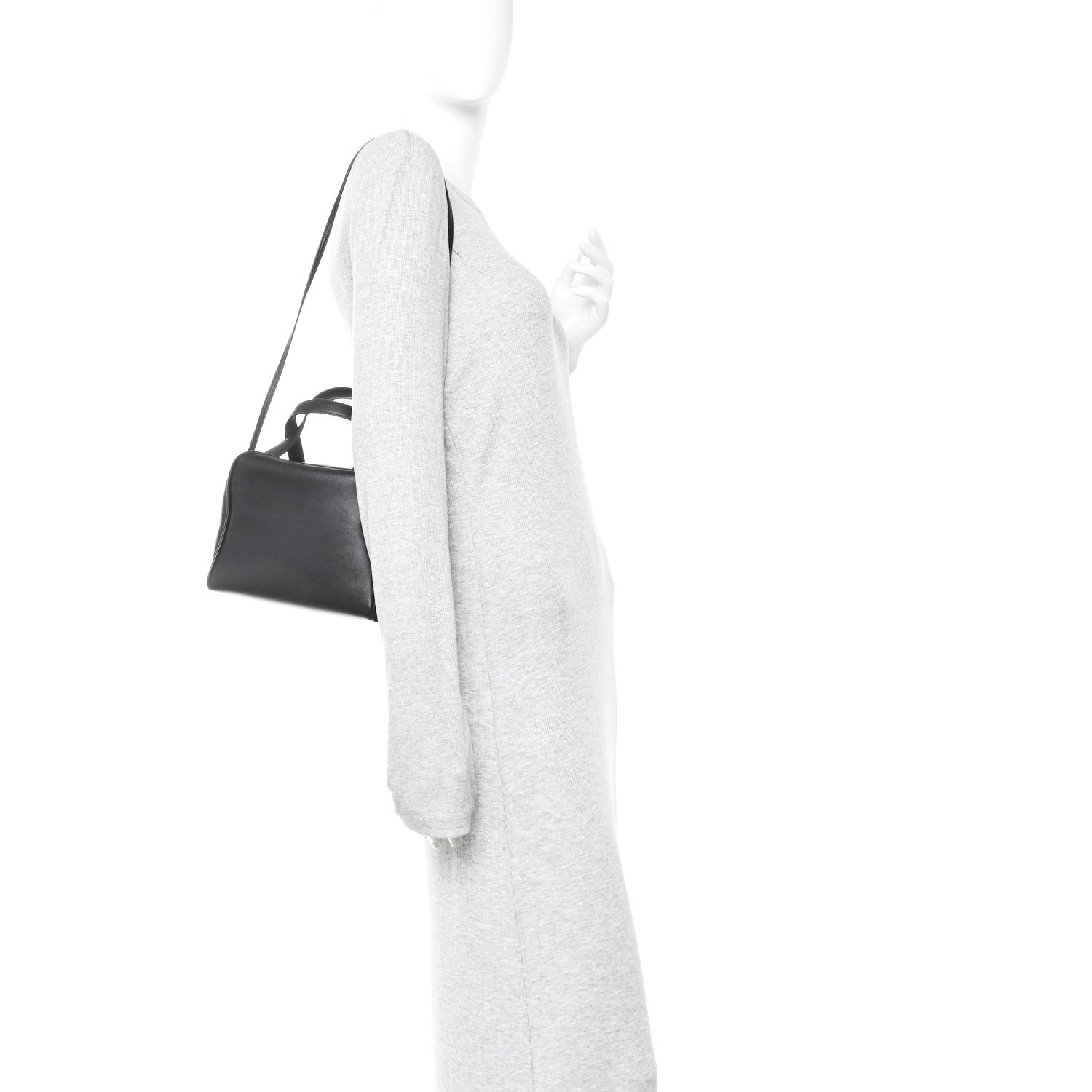 The Row Calfskin Ray Bag Black 2 of 9