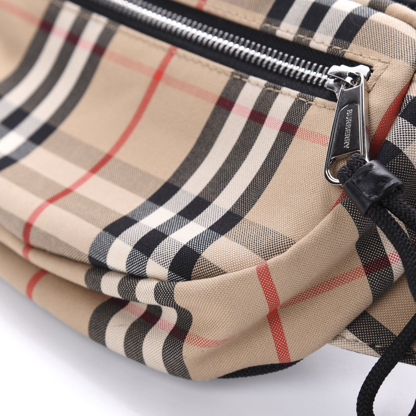 Nylon Vintage Check Small Cannon Bum Bag Archive Beige