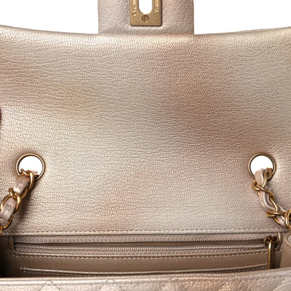Chanel Metallic Goatskin Quilted Mini Rectangular Flap Gold 10 of 11