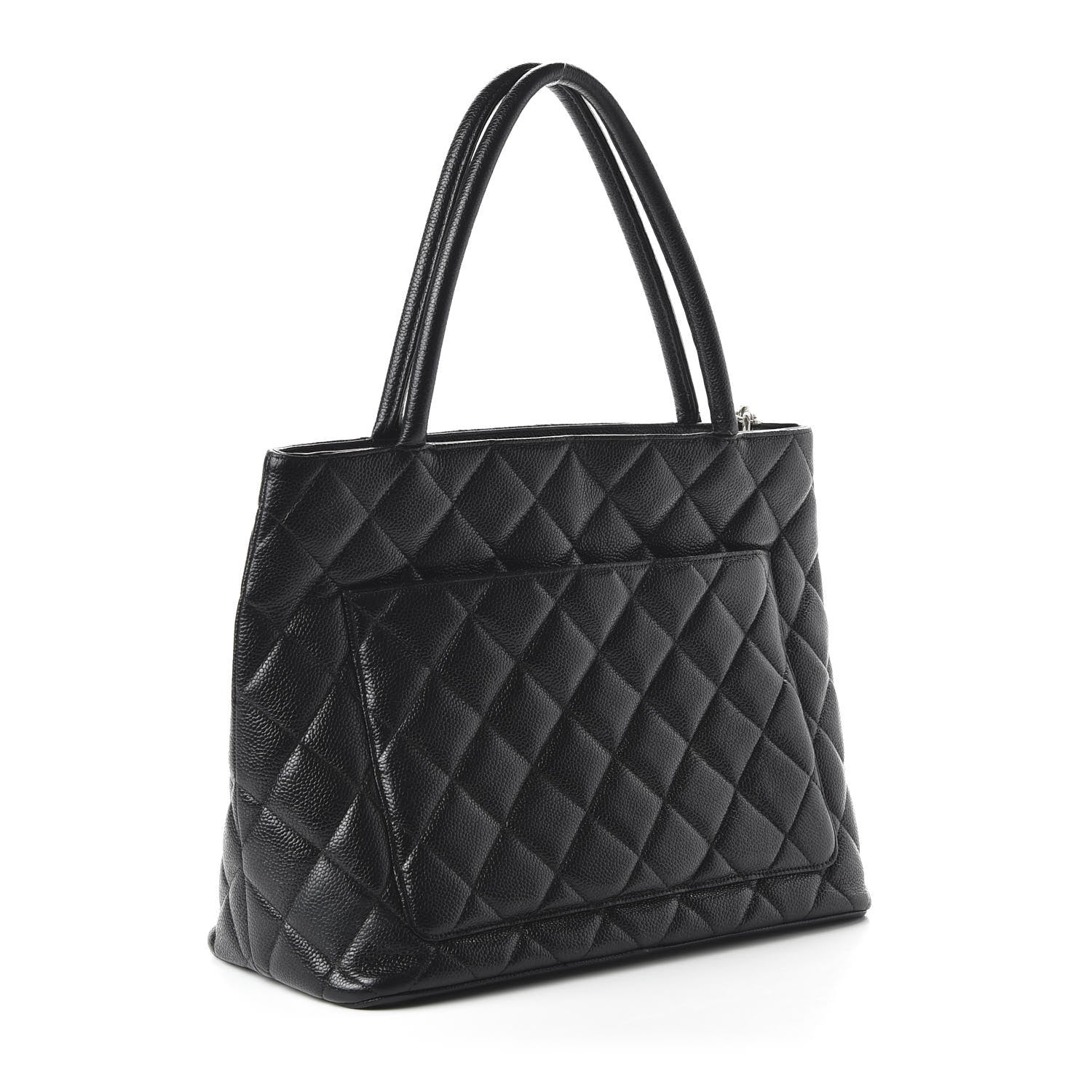 Chanel Caviar Quilted Medallion Tote Black 3 of 12