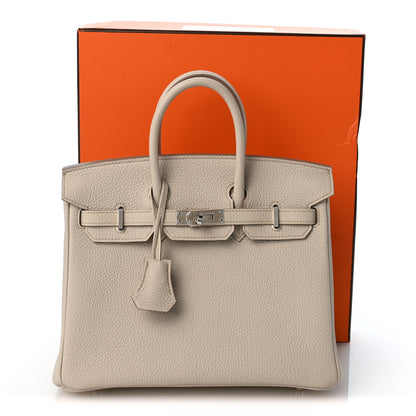 Hermes Togo Birkin 25 Beton 13 of 13