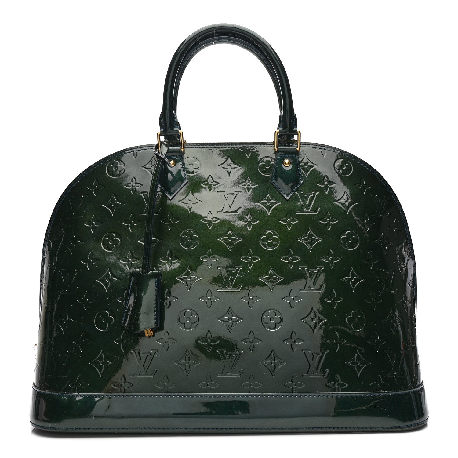 Louis Vuitton Vernis Alma GM Blue Nuit 1 of 12