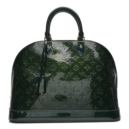 Louis Vuitton Vernis Alma GM Blue Nuit 1 of 12