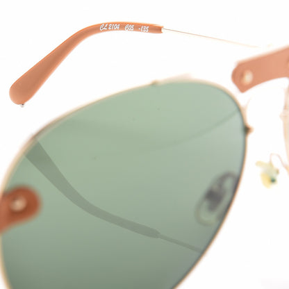 Chloe Tamaris Aviator Sunglasses CL 2104 Gold Tan 5 of 8