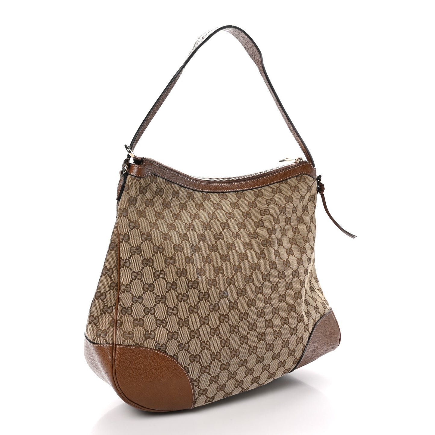 Soft GG Monogram Large Margaux Hobo Brown