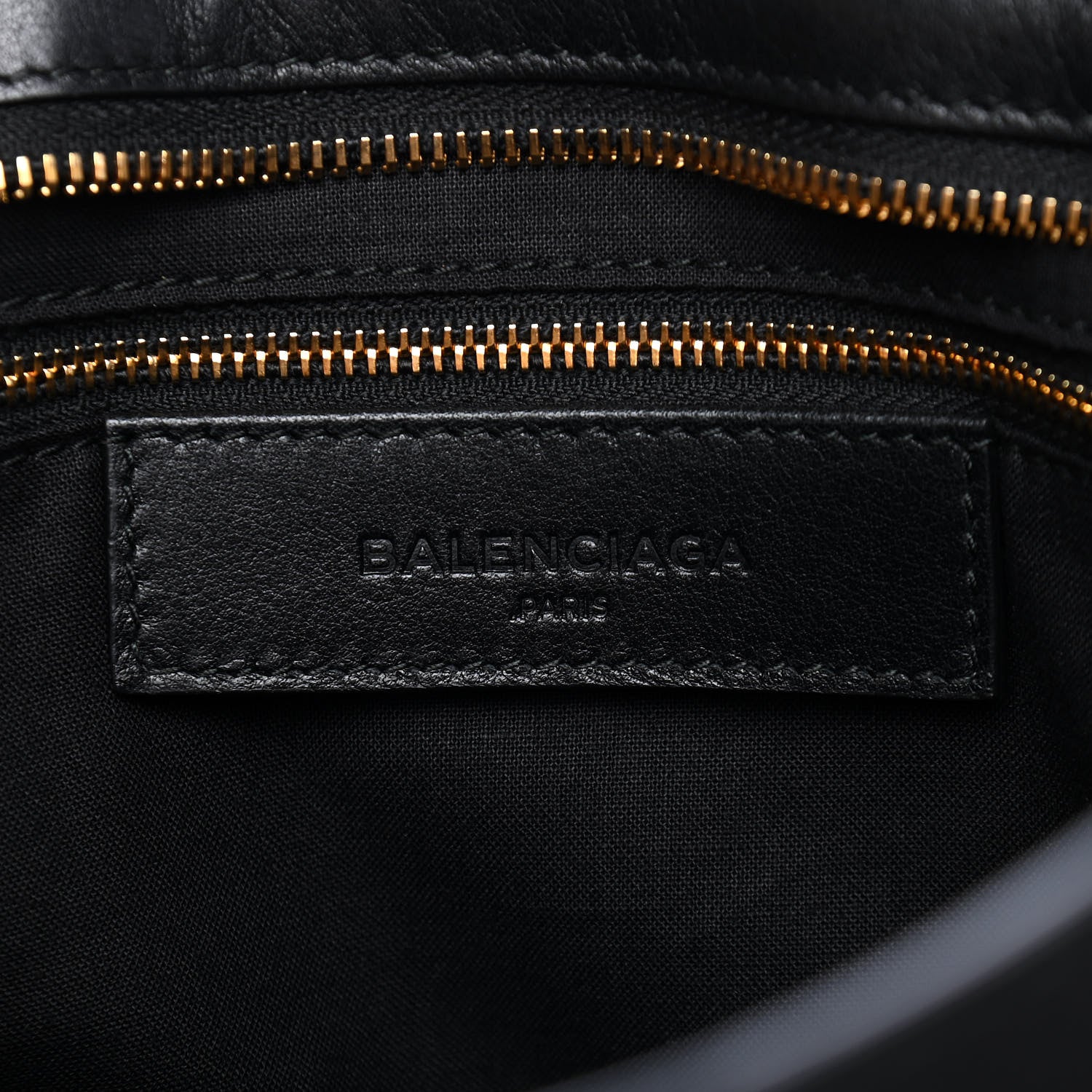 Balenciaga Veau Amp Plate Gold Hardware City Black 5 of 10
