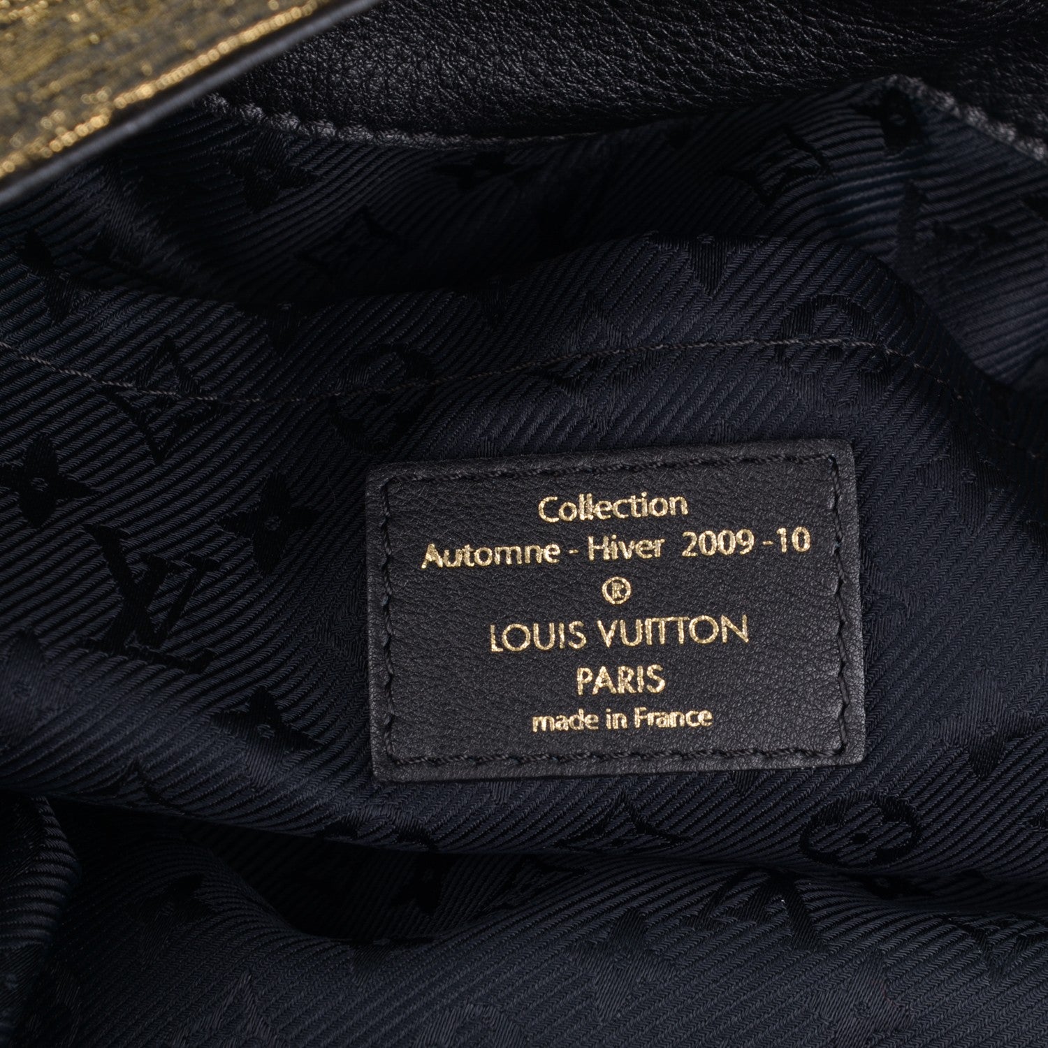 Louis Vuitton Metallic Jacquard Double Jeu Tote Gold 6 of 7