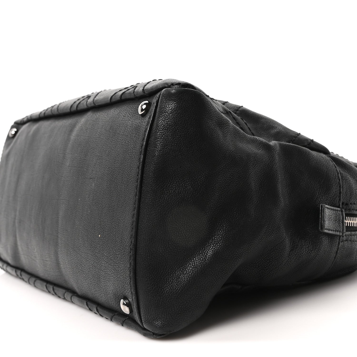 Chanel Calfskin Large Diamond Stitch Tote Black 10 of 10