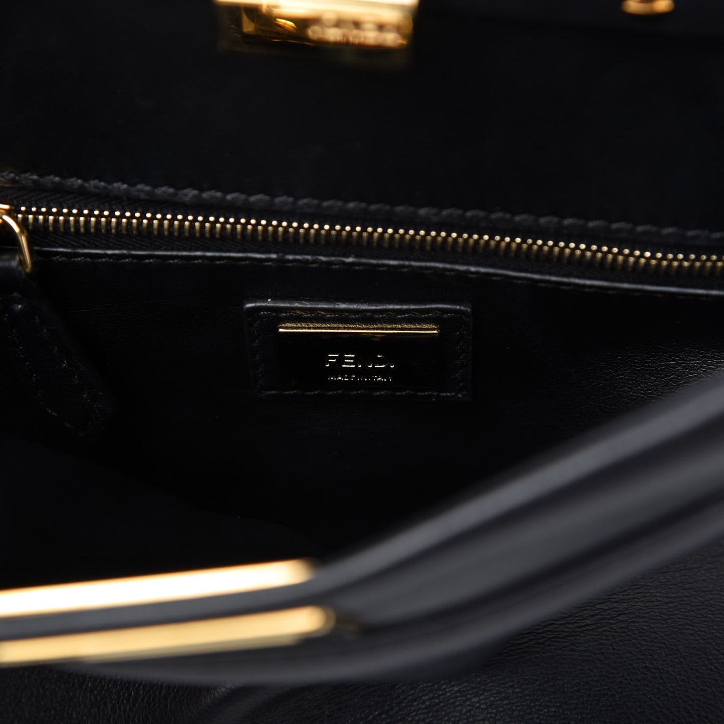 Nappa Mini Peekaboo Iconic Satchel Black