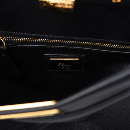 Fendi Nappa Mini Peekaboo Iconic Satchel Black 8 of 9