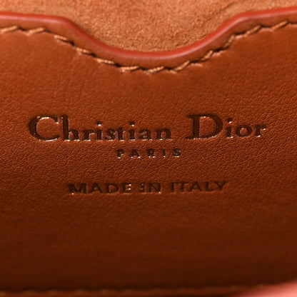 Christian Dior Grained Calfskin Medium Whipstitched Bobby Bag Dark Tan 6 of 7