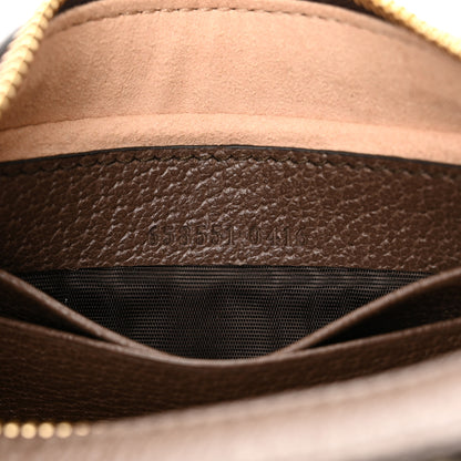 Gucci GG Supreme Monogram Textured Calfskin Web Mini Ophidia Half Moon Hobo Beige Ebony New Acero 7 of 11