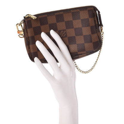 Louis Vuitton Damier Ebene Mini Pochette Accessories 2 of 8