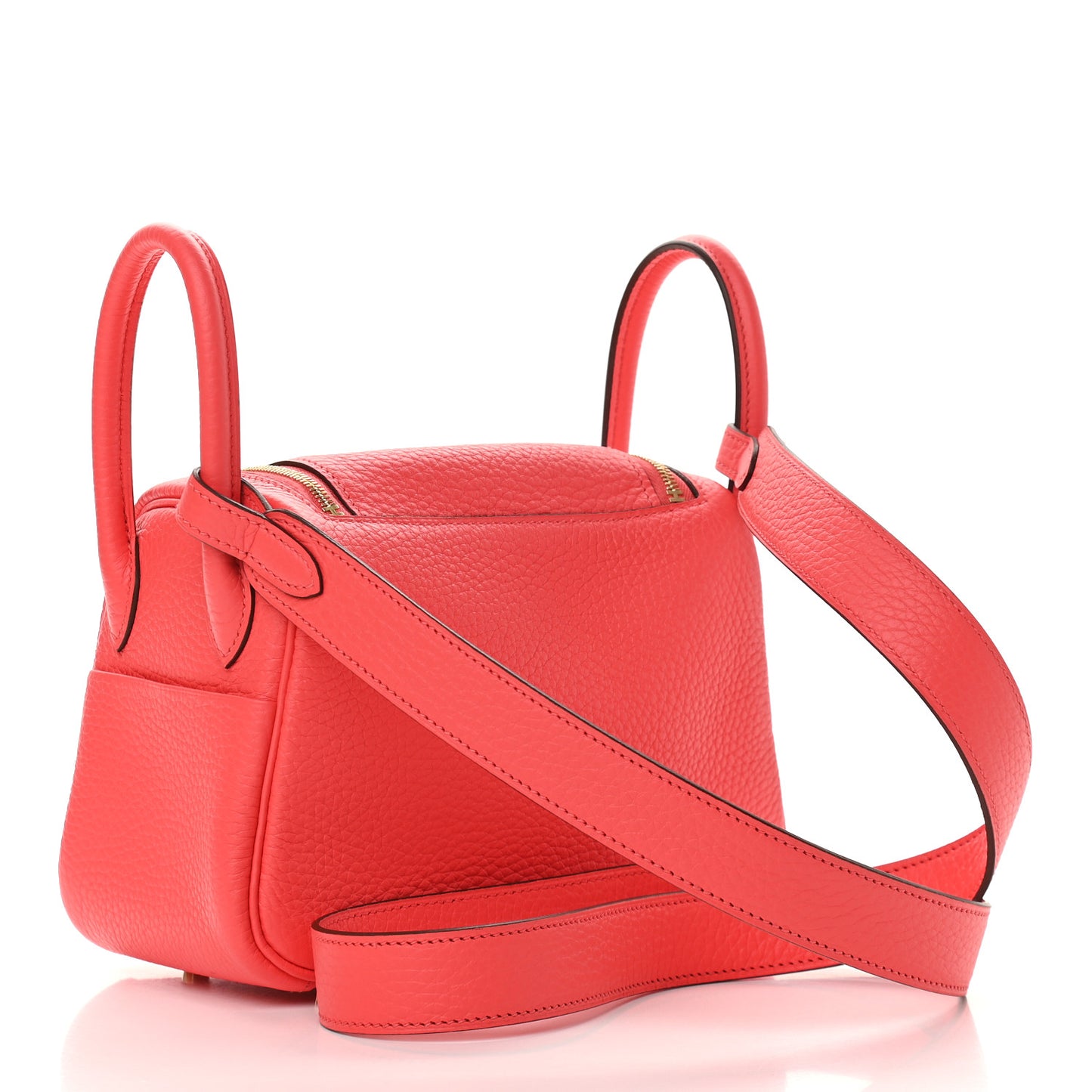 Taurillon Clemence Mini Lindy 20 Rose Texas