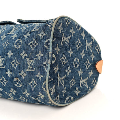 Louis Vuitton Monogram Denim Neo Speedy Blue 8 of 9