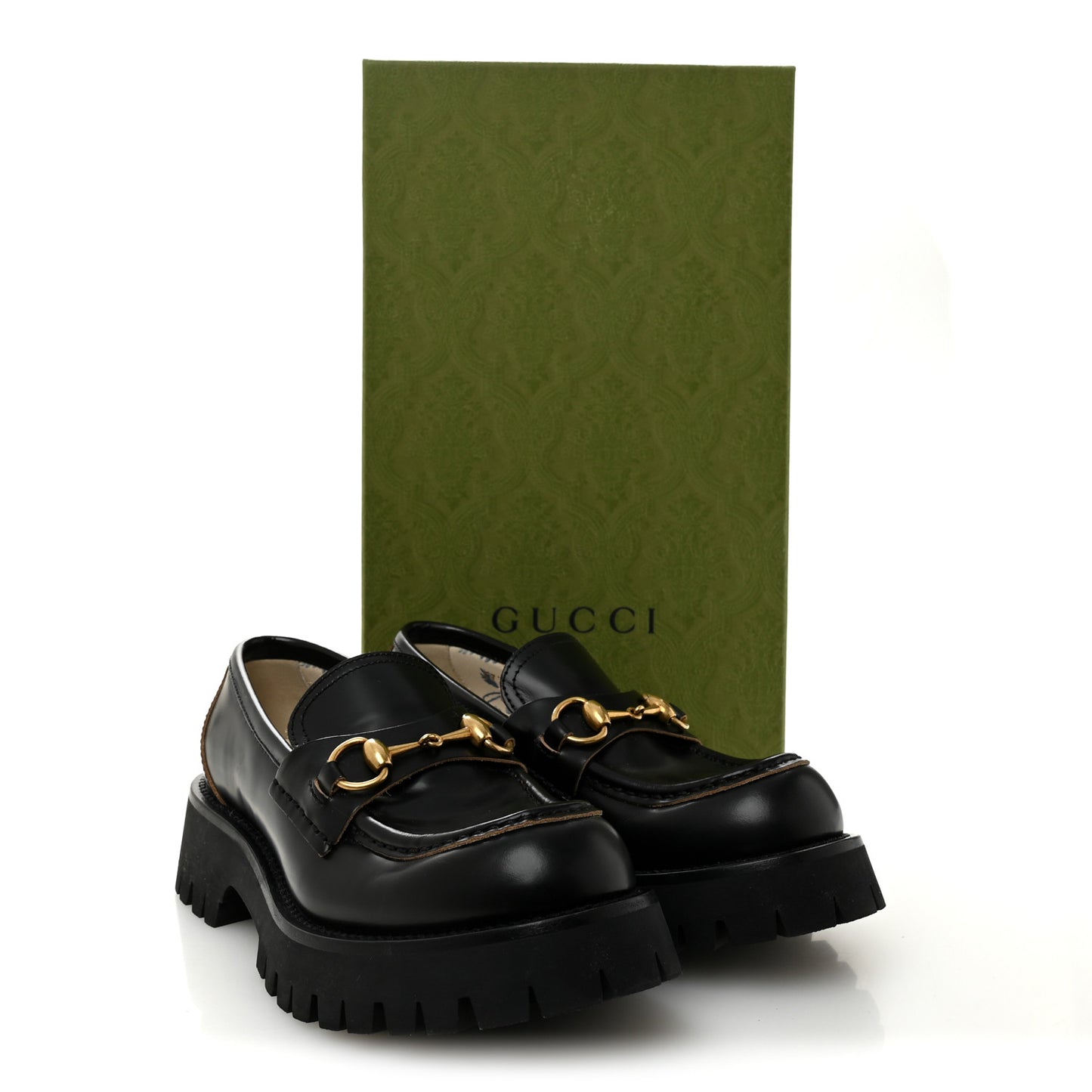 Cordovan Lux Womens Harald Horsebit 25mm Platform Loafers 37 Black