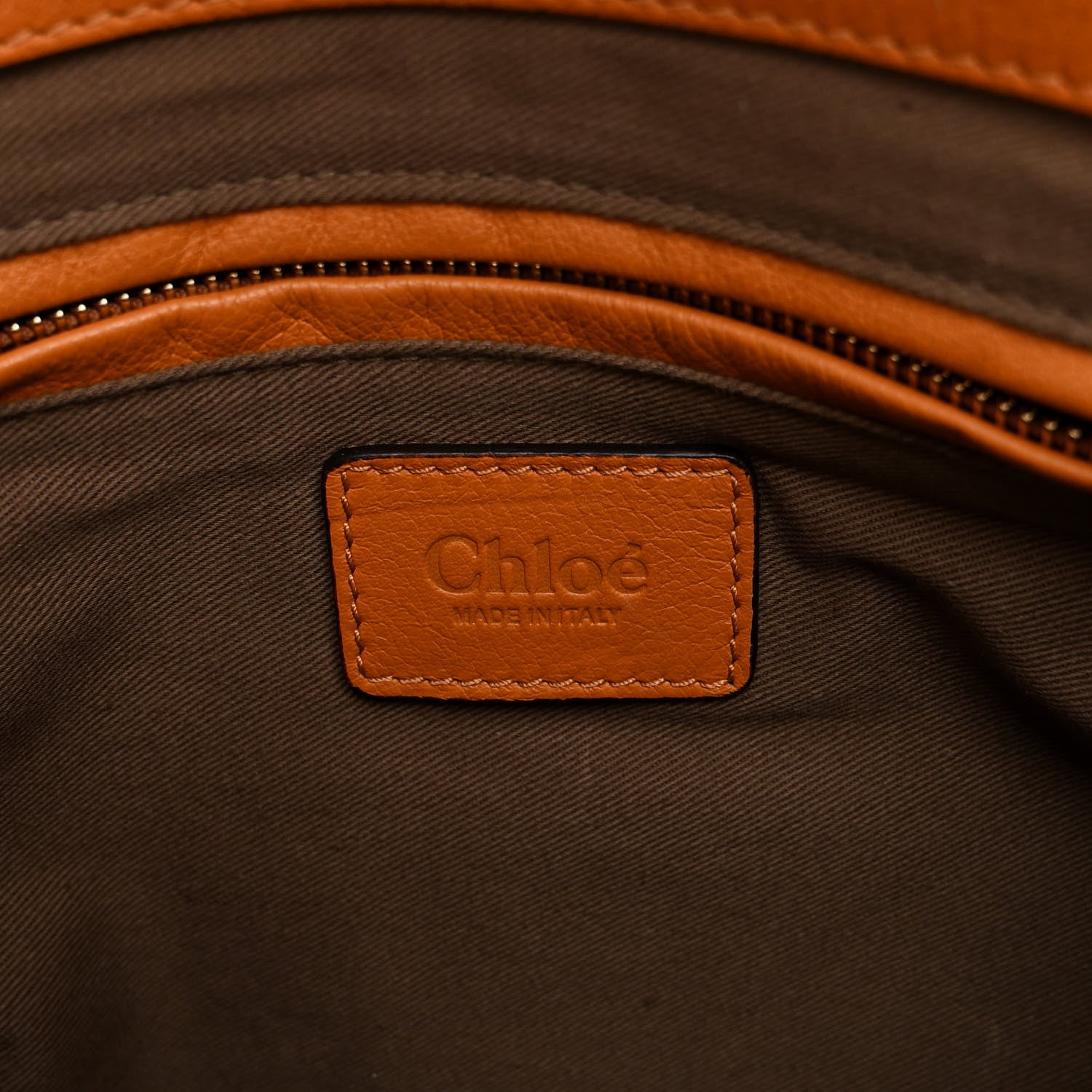 Chloe Calfskin Medium Marcie Satchel Tan 6 of 10