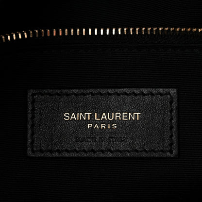 Saint Laurent Lambskin Matelasse Monogram Medium Niki Chain Satchel Black 6 of 10