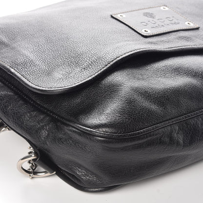 Gucci Calfskin Messenger Bag Black 9 of 10