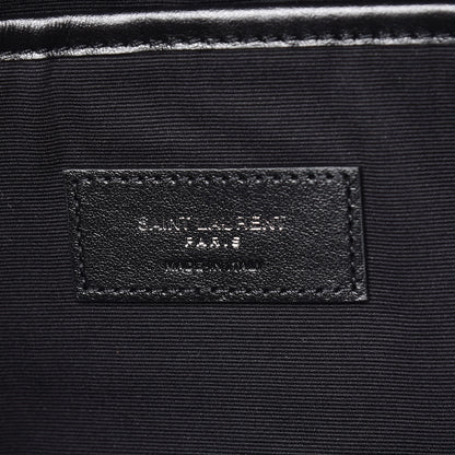 Saint Laurent Satin Rose Print Mini City Backpack Black 8 of 9