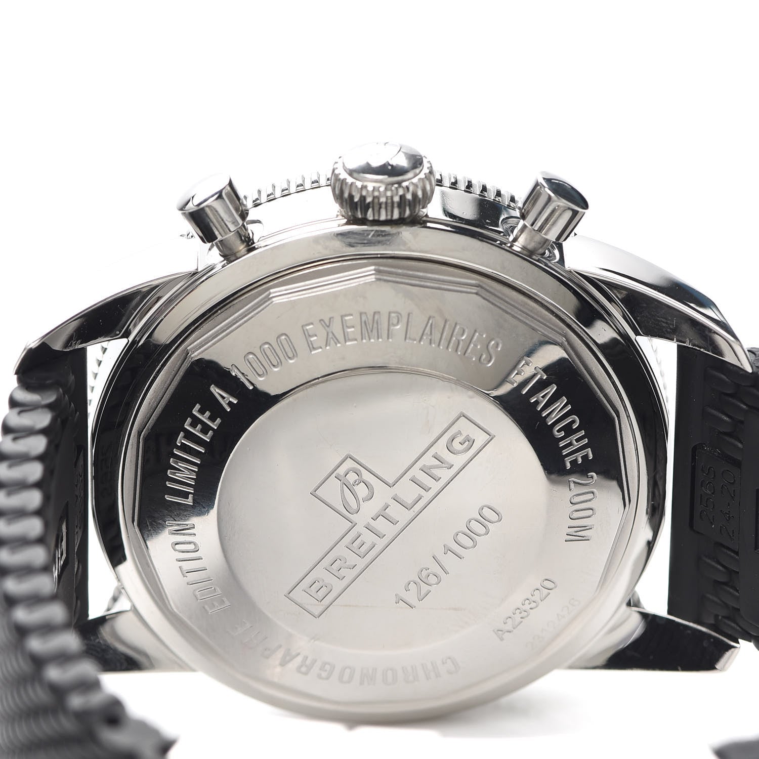 Breitling Stainless Steel Rubber 46mm Superocean Heritage Limited Edition Automatic Watch Black A23320 4 of 6