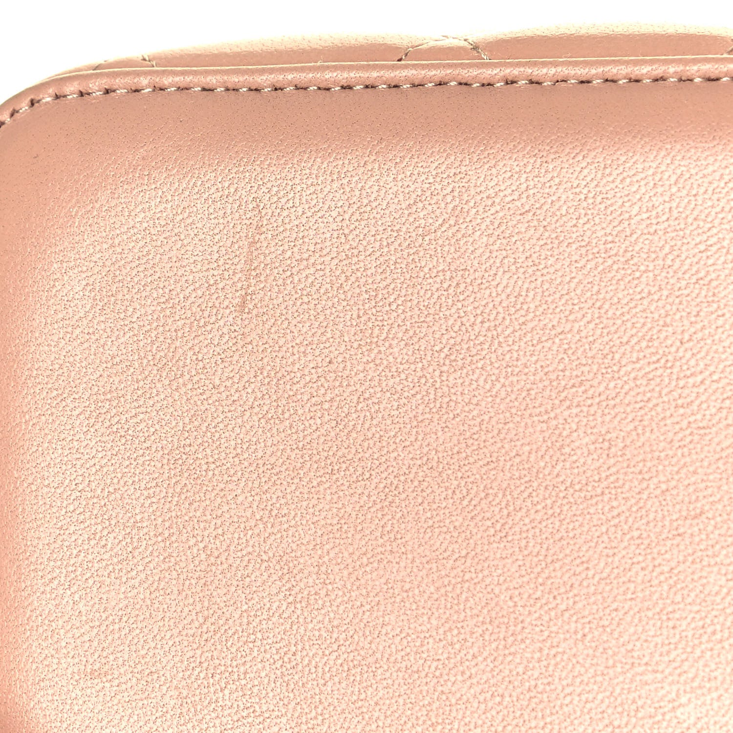 Chanel Lambskin Quilted Small Top Handle Vanity Case With Chain Beige 11 of 12