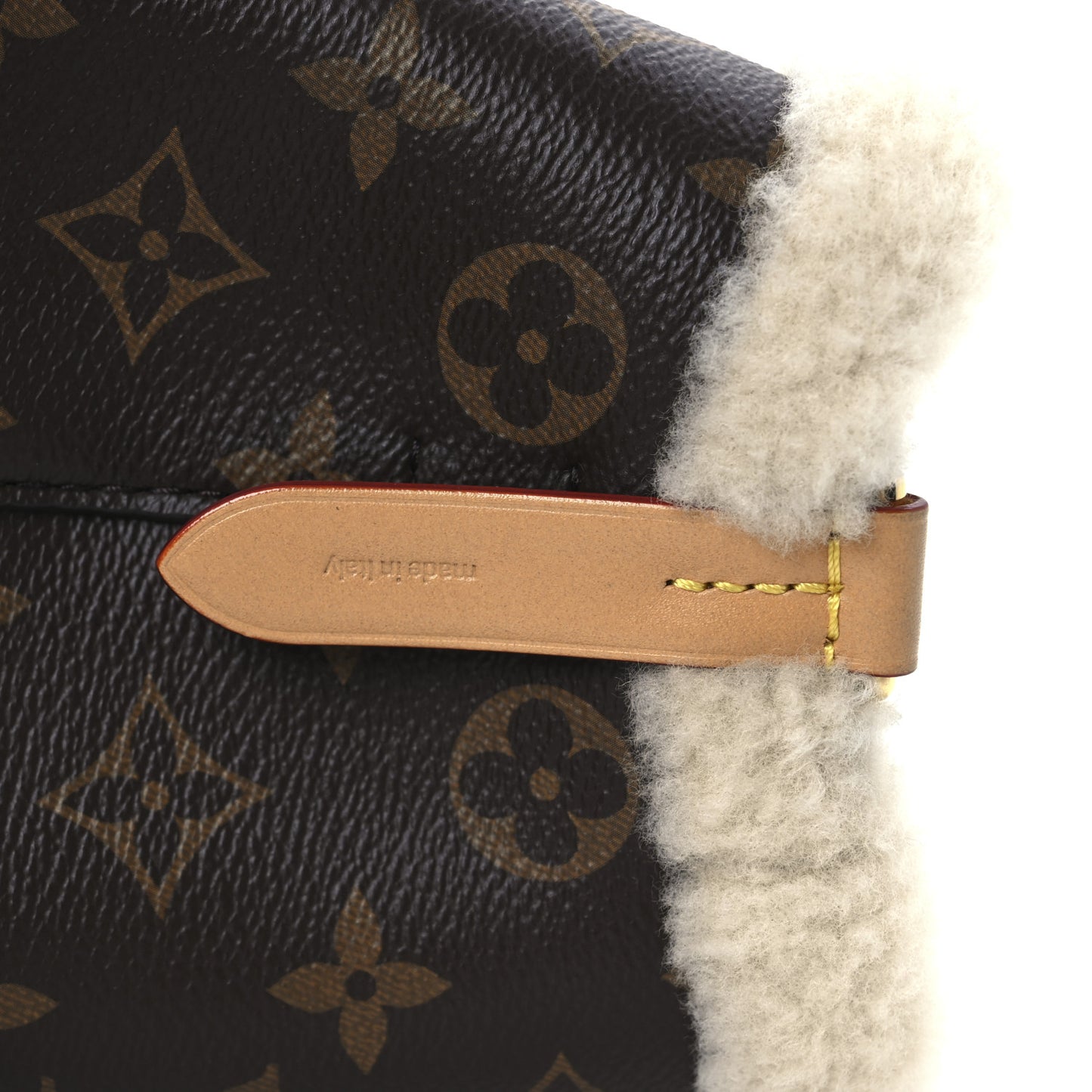 Monogram Shearling Cozygram Neonoe BB