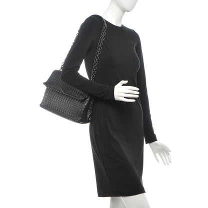 Bottega Veneta Nappa Intrecciato Medium Olimpia Bag Nero Black 2 of 9