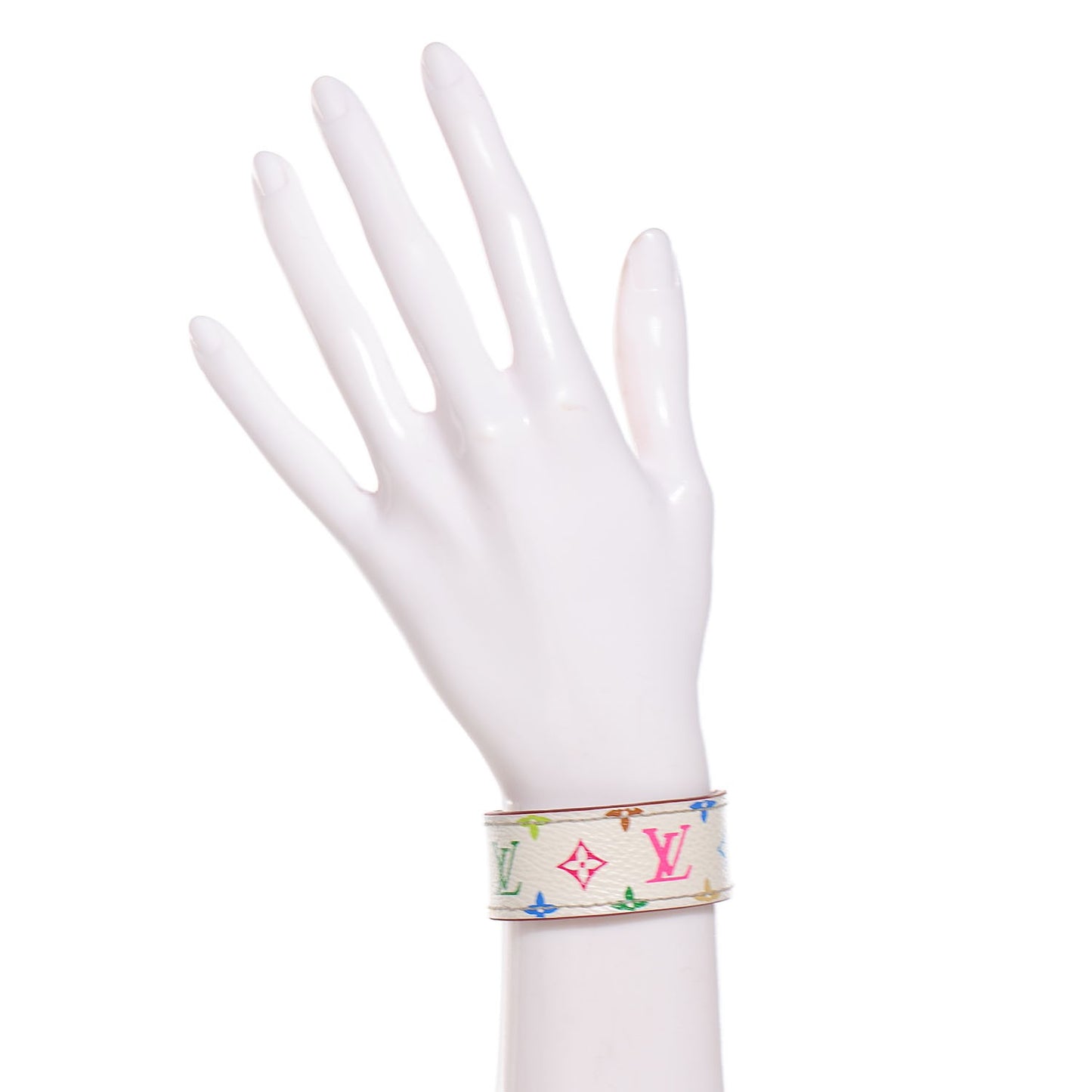 Monogram Multicolor Koala Bracelet S White