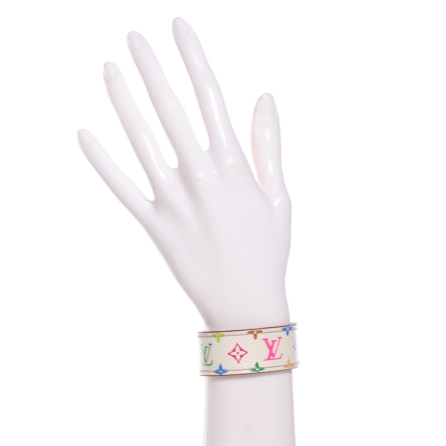 Louis Vuitton Monogram Multicolor Koala Bracelet S White 2 of 6
