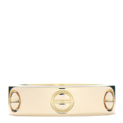 Cartier 18K Yellow Gold 5.5mm LOVE Ring 53 6.5 3 of 4